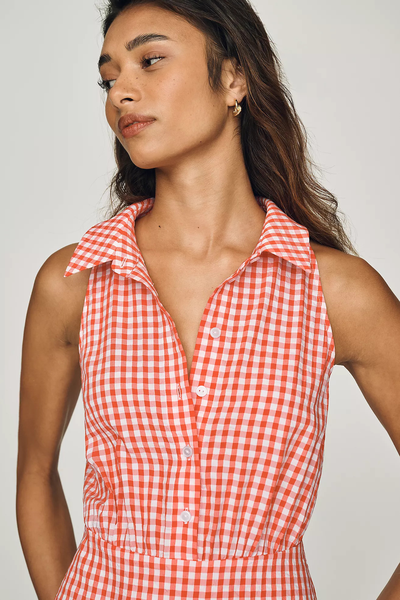 Tobie Drop-Waist Midi Shirtdress by Exquise | Anthropologie (US)