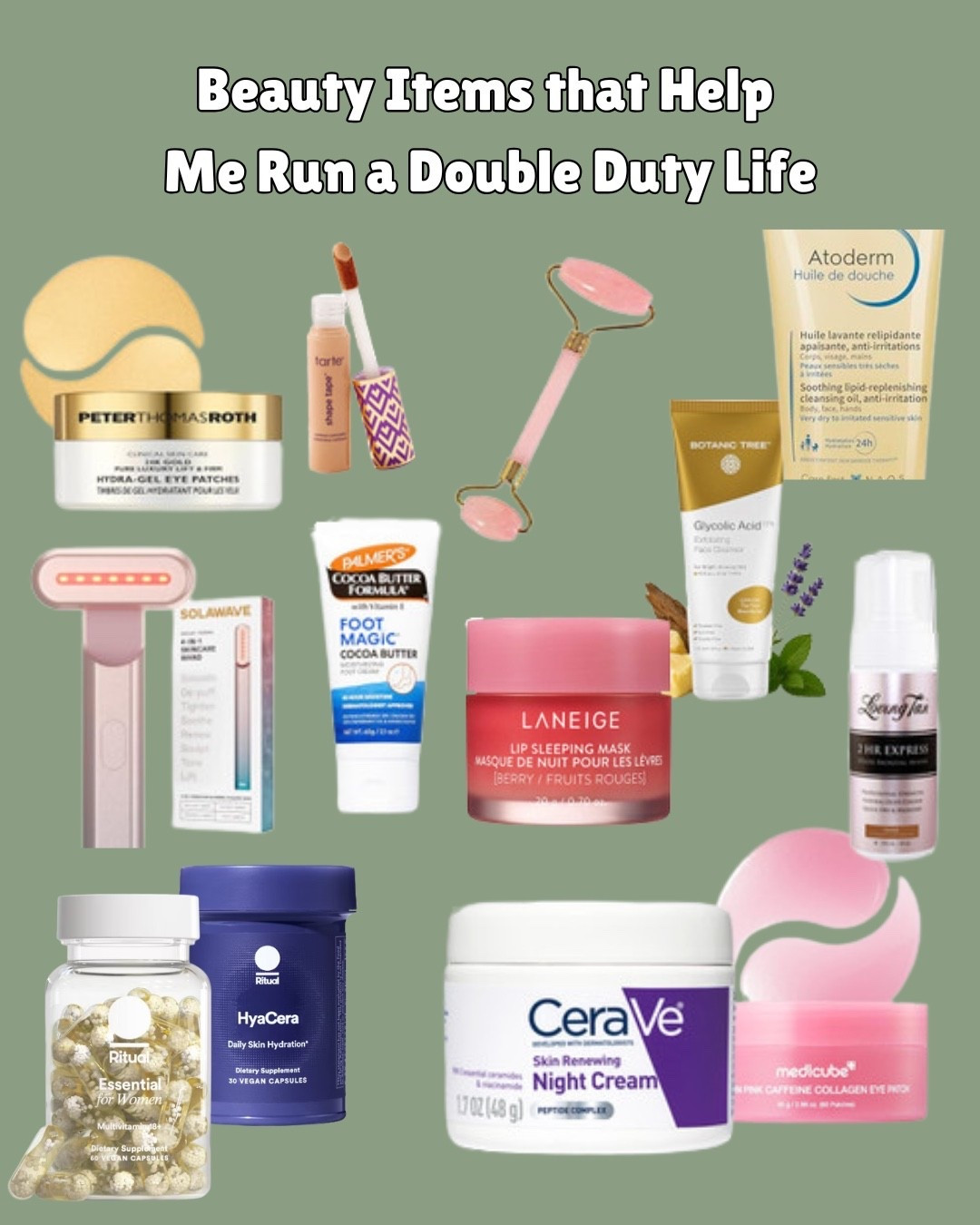 Running double duty as a working mom while maintaining a household requires top notch beauty products. 

 #LTKmomlife #LTKselfcare