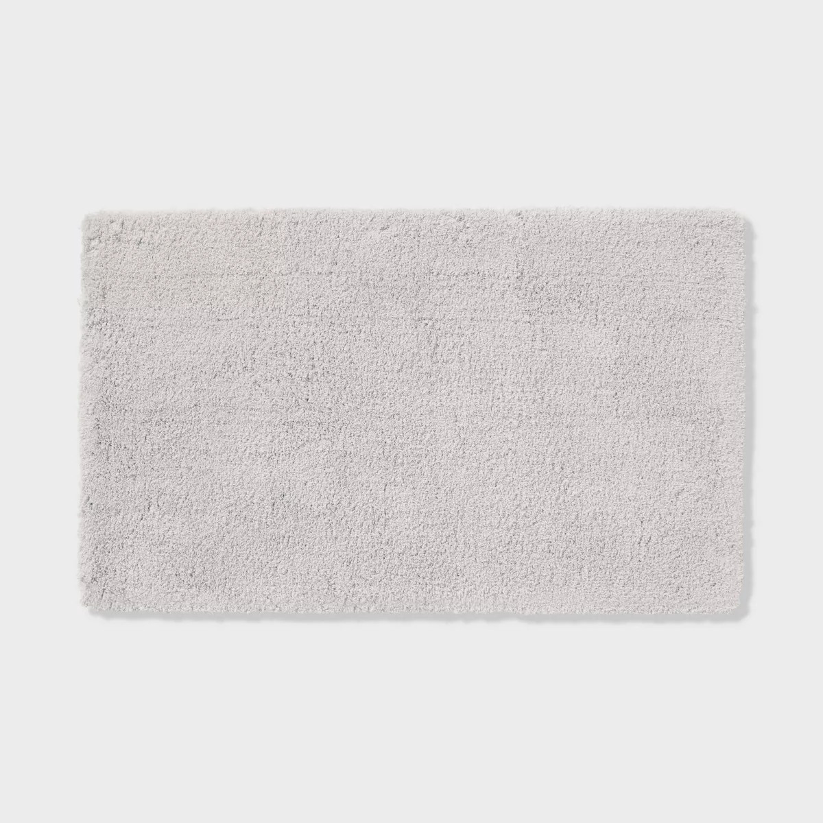 24"x40" Spa Plush Bath Rug Light Gray - Threshold™: Heavyweight, Non-Skid, High Pile, Luxury Tu... | Target