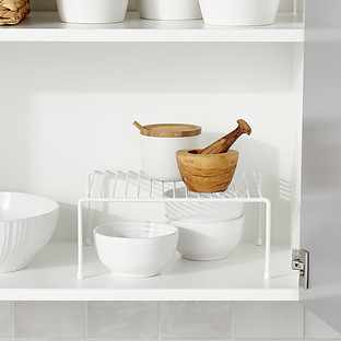 Medium Cabinet Shelf White | The Container Store