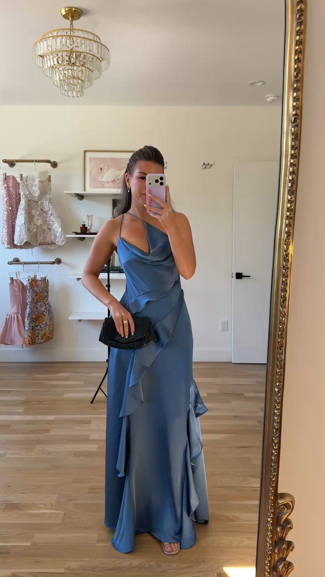 slate blue satin gown with a cowl neckline, thin straps, and a draped ruffle detail down the front amazon summer to fall formal event and wedding guest dress 💍

I’m 5’4” and wearing my usual small/2 

electric picks code: emerson20
vivrelle code: emerson20
amazon fashion, amazon dresses, amazon finds, amazon outfit ideas, amazon summer outfits, affordable fashion finds, summer wedding guest dresses, wedding guest dresses, cocktail dresses, semi-formal dresses, black tie wedding guest dresses, destination wedding guest dresses, garden party dresses, wedding guest outfit ideas

#LTKWedding #LTKSeasonal #LTKgrwm