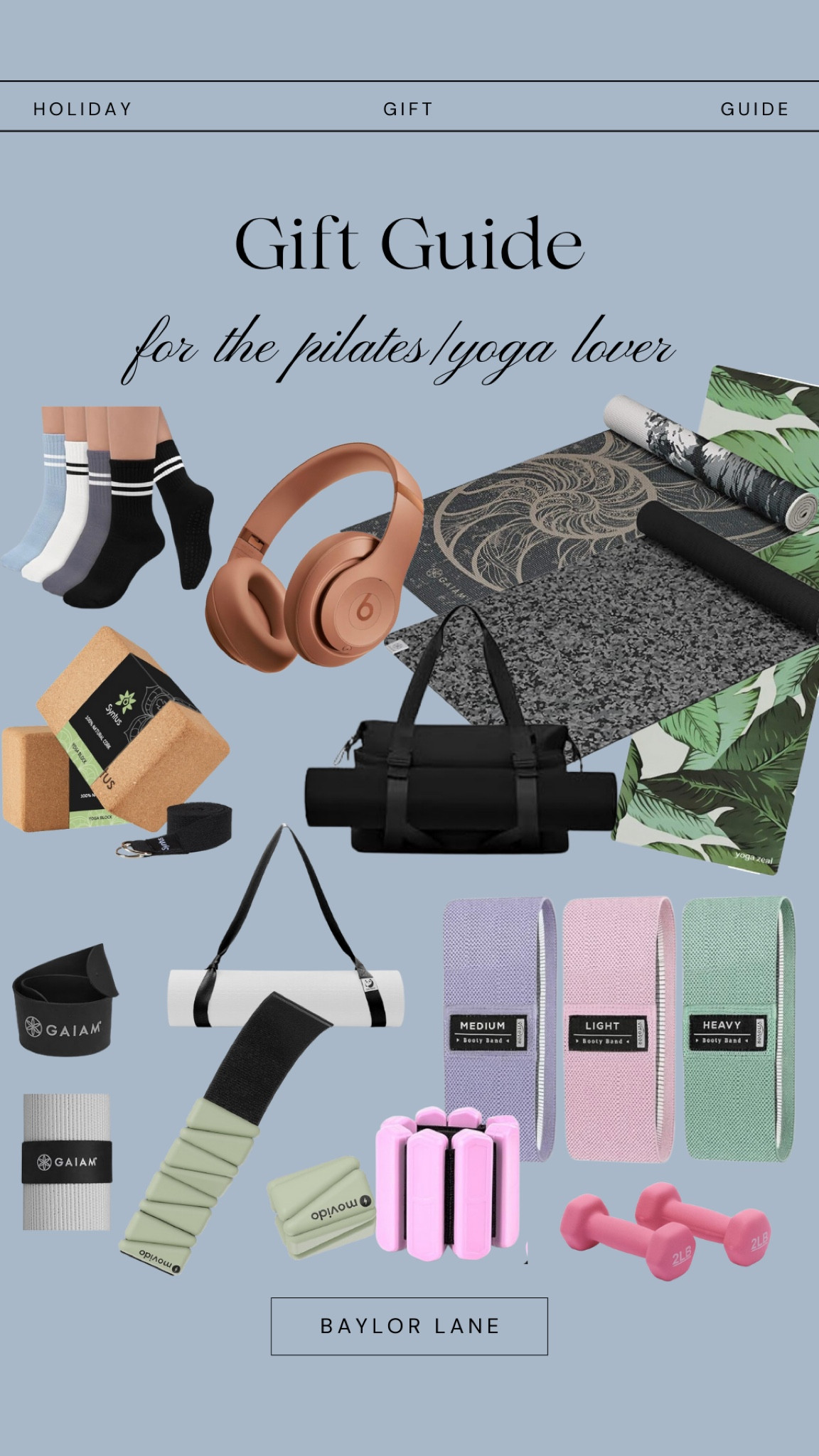 gift ideas for person in their Pilates or yoga era 

#LTKGiftGuide #LTKActive #LTKHoliday