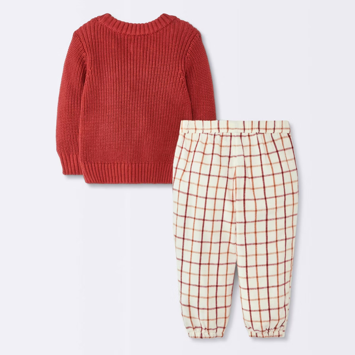 Baby Boys' 2pc Christmas Holiday Merry and Bright Sweater and Gingham Pants Set - Cloud Island™... | Target