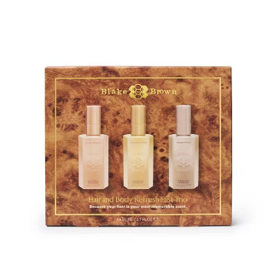 Blake Brown Mini Hair and Body Refresh Mist Trio – Sandalwood Vanille – Wild Nectar Santal ... | Target