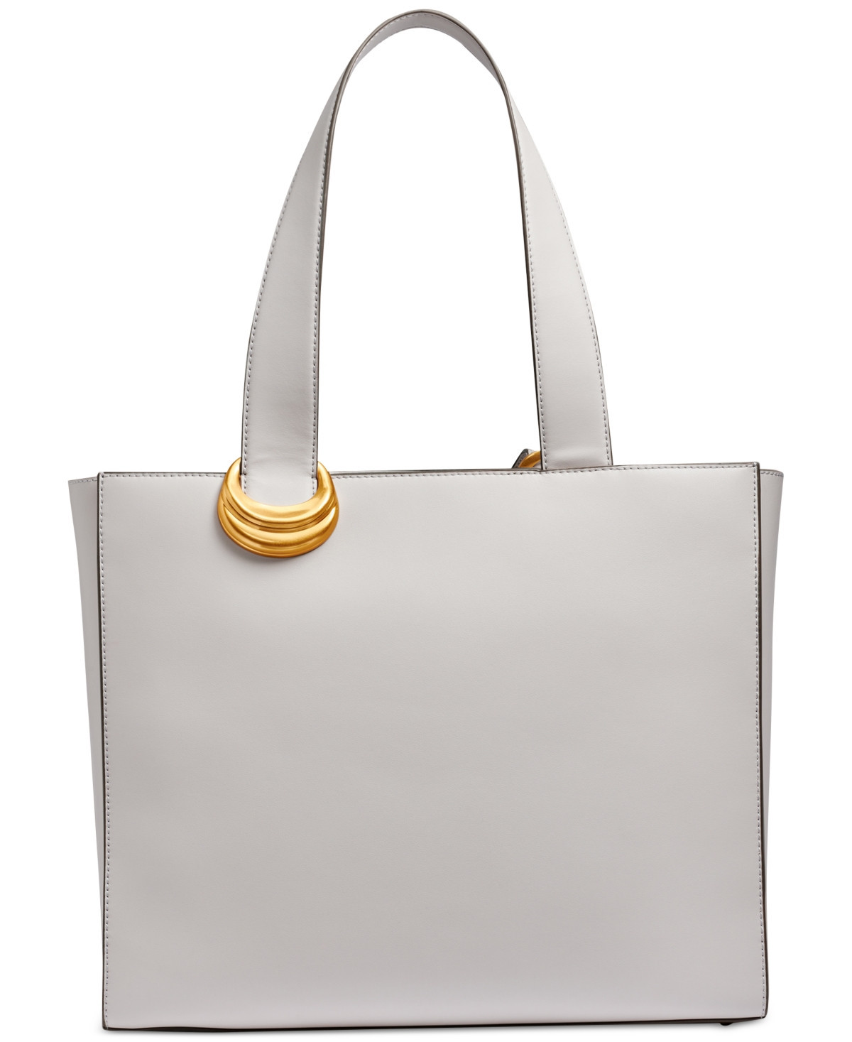 Donna Karan New York Hewlett Buckle Tote - Brilliant White | Macy's