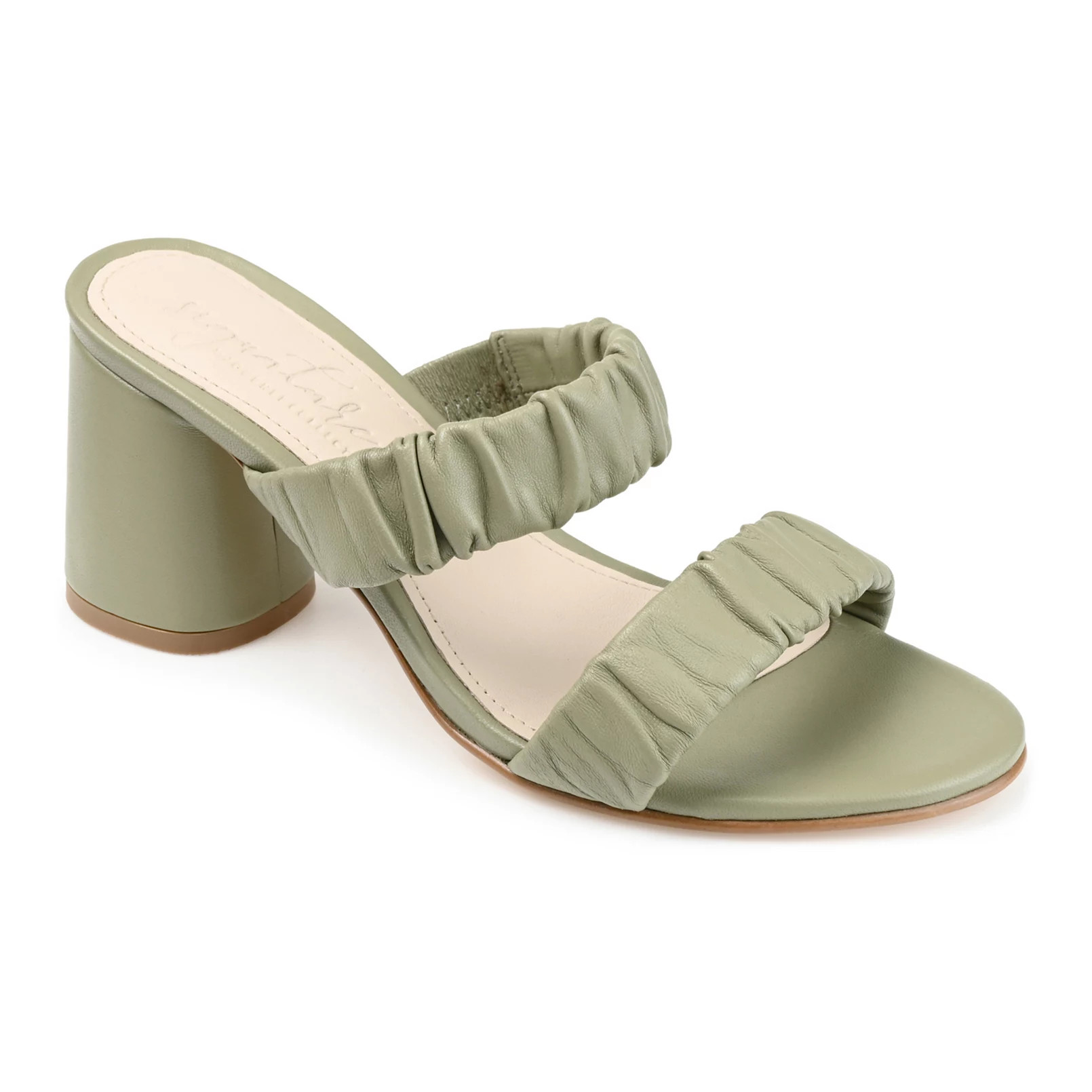 Journee Signature Vidda Tru Comfort Foam™ Women's Leather Dress Sandals | Kohl's