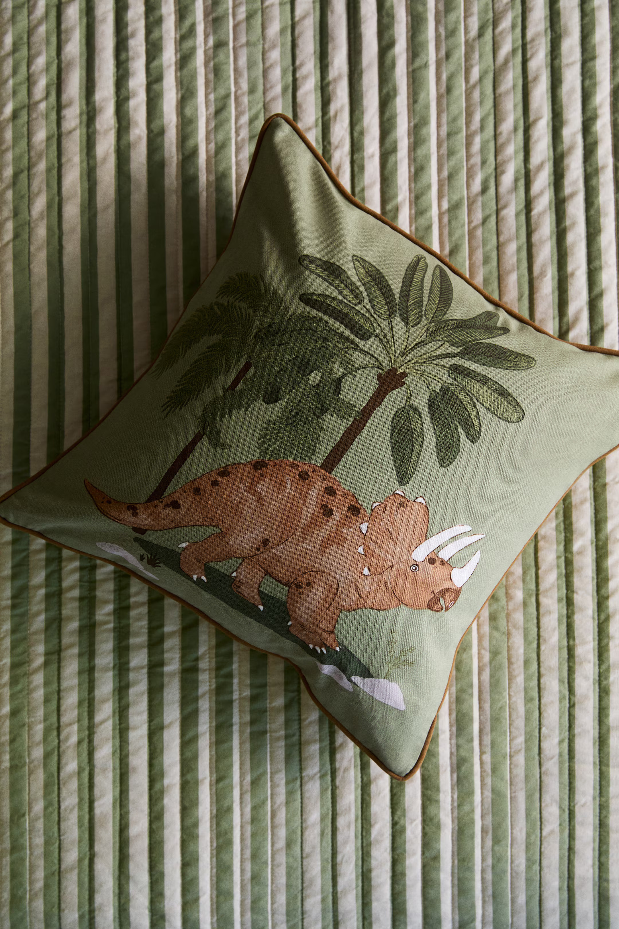 Printed Cotton Canvas Cushion Cover | H&M (US + CA)