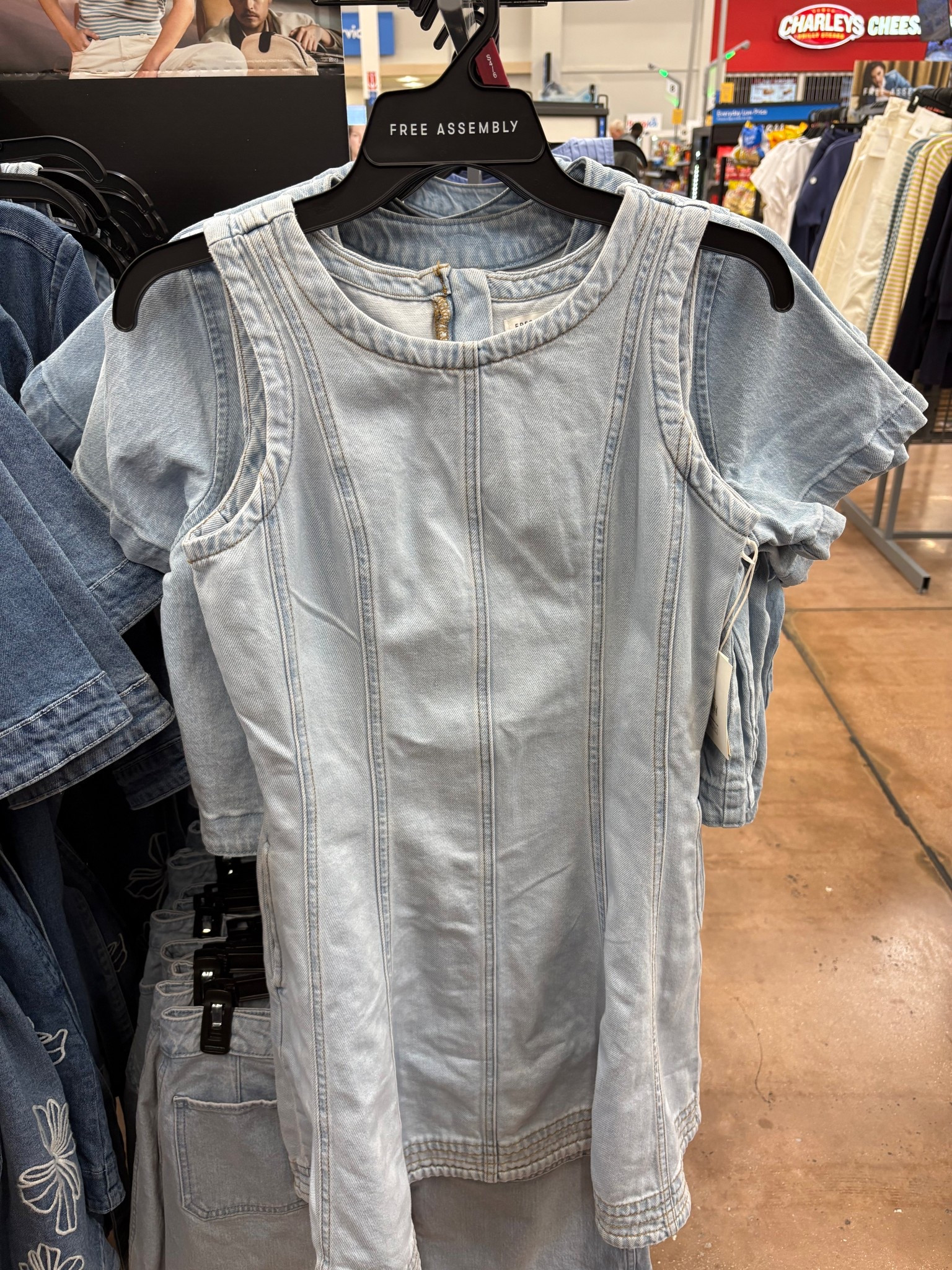 An affordable, sleeveless denim dress under $30! A great staple for Spring. Very easy to style and a piece you can wear for years  

#LTKSeasonal #LTKootd