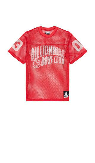 Billionaire Boys Club Varsity Football Jersey in Red. - size L | Revolve Clothing (Global)