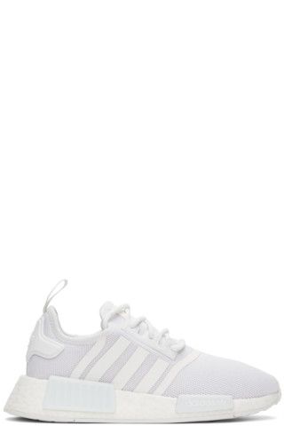 White NMD_R1 Primeblue Sneakers | SSENSE