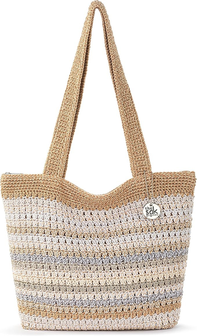 The Sak Casual Classics Tote Bag - Hand Crochet Woman's Purse For Everyday, Travel, Beach Bag - H... | Amazon (US)