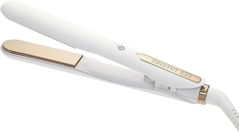 Kristin Ess Hair Titanium Mini Travel Flat Iron Curling Straightener for Short Hair Defining + De... | Amazon (US)