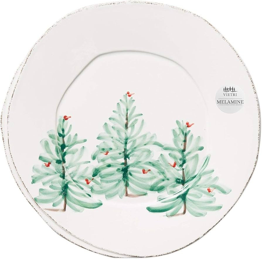 Vietri Melamine Lastra Holiday Unbreakable Dinner Plate, 11" Lightweight & Durable Dinnerware | Amazon (US)