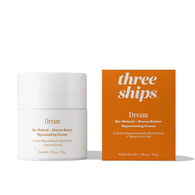 Three Ships - Dream Bio-Retinol + Shorea Butter Rejuvenating Cream | Helps Even Skin Tone, Hydrat... | Amazon (US)
