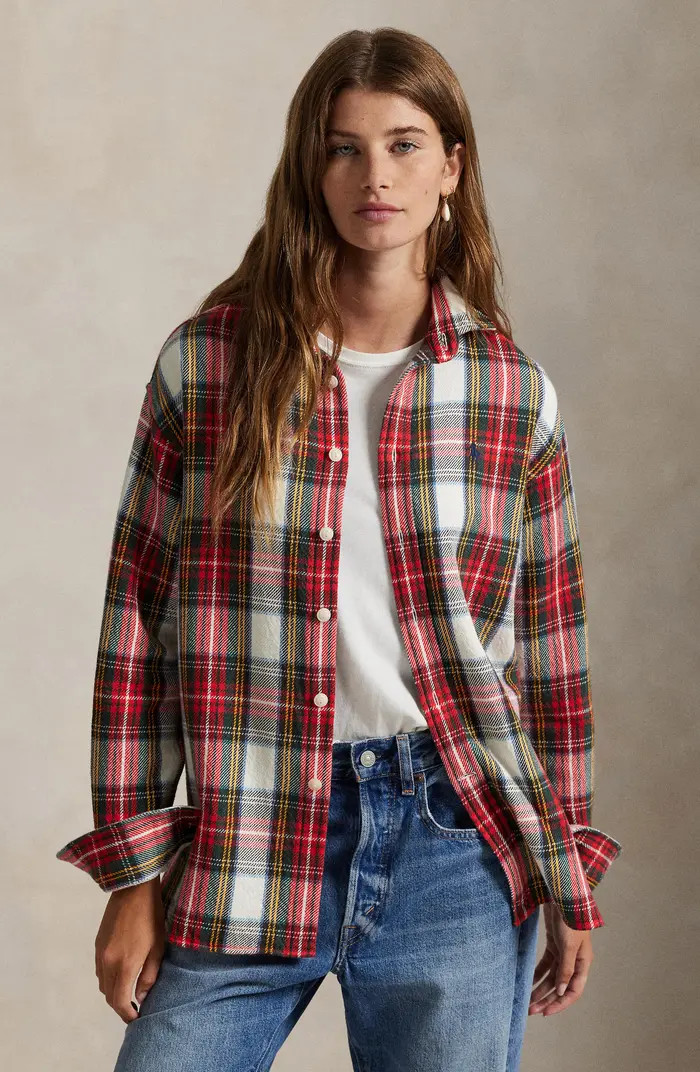 Polo Ralph Lauren Plaid Relaxed Fit Cotton Button-Up Shirt | Nordstrom | Nordstrom