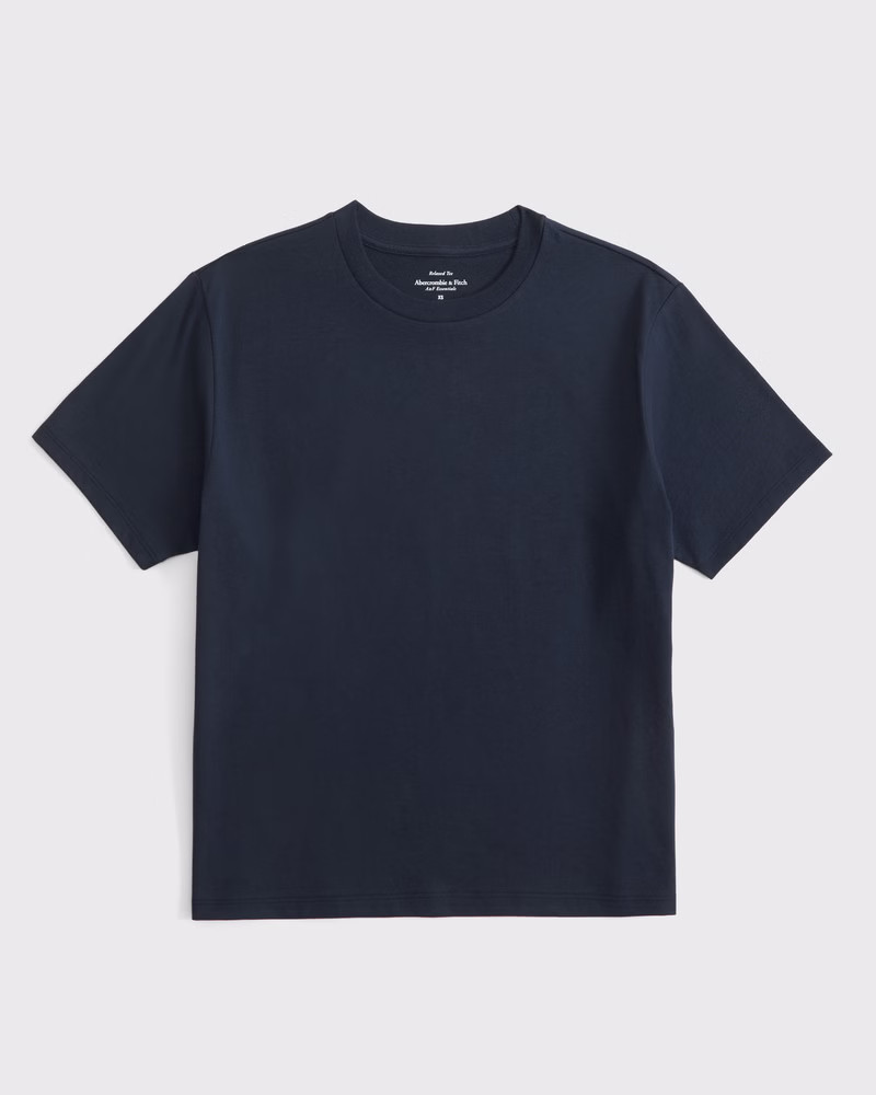 Essential Premium Polished Relaxed Tee | Abercrombie & Fitch (UK)