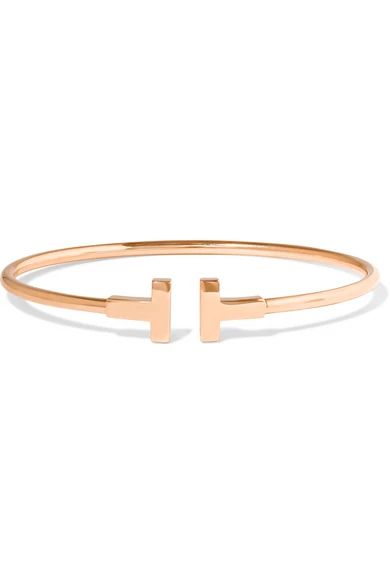 T Wire 18-karat rose gold bracelet | NET-A-PORTER (US)