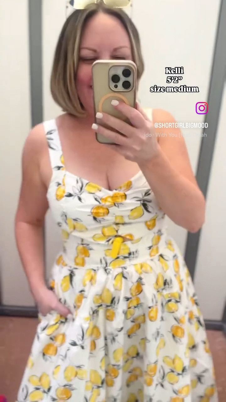 Viral $34 🍋 dress that’s so cute! I’m in a size medium & also comes in solid black  

#LTKFindsUnder50 #LTKOver40 #LTKSeasonal