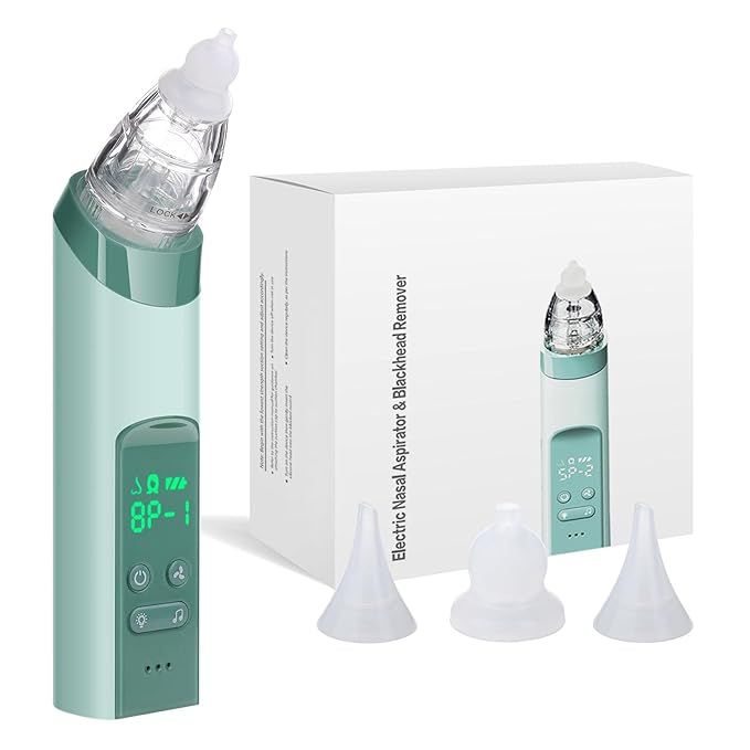 Baby Nasal Aspirator, Nasal Aspirator for Baby with 3 Adjustable Suction Levels, Rechargeable Bab... | Amazon (US)