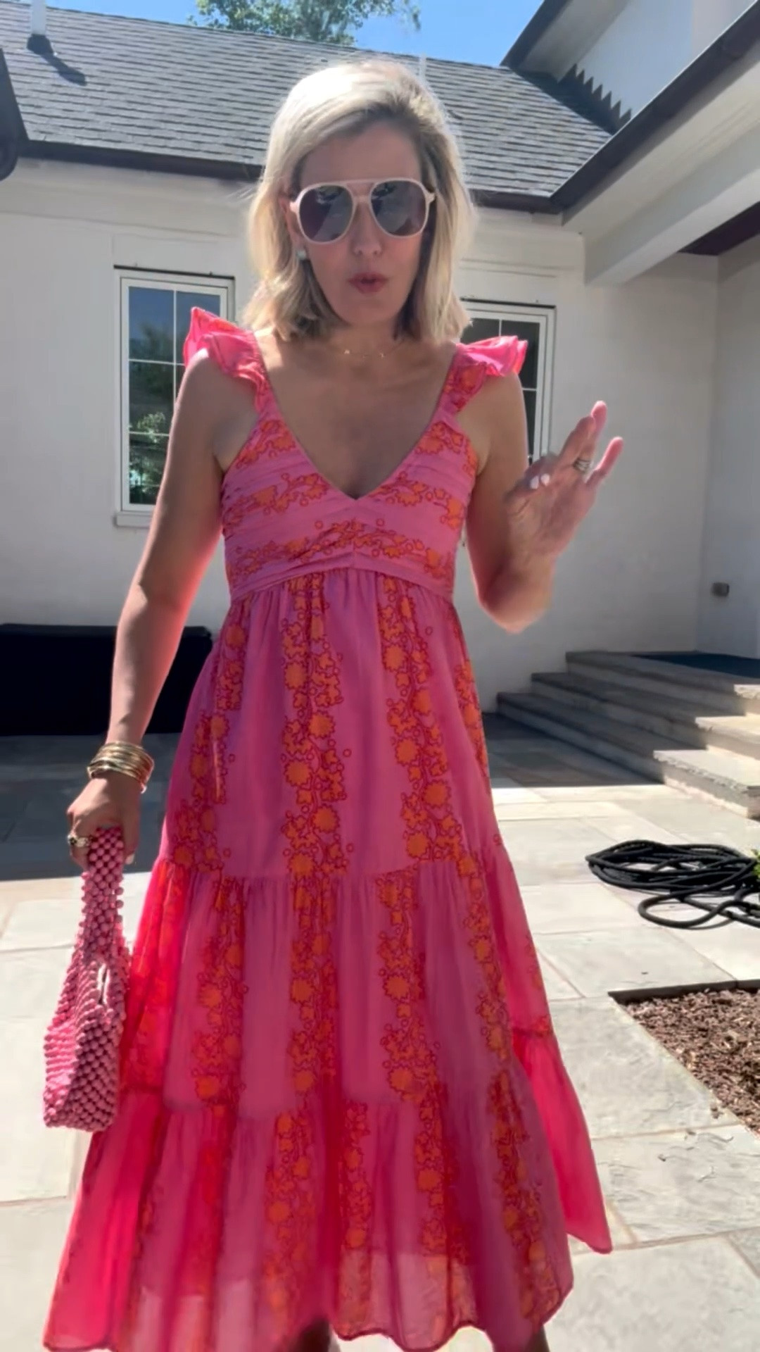 Oh my word this dress is so fabulous! The ruffle sleeves and smocked backing is so flattering! I’m in xs and 8 jelly. 

*Use my code CATHERINE20 for 20% off Orders of $100+ at Anthropologie for my bag & shoes

 *Use my code Catherine20 on A+B for my bangles

#LTKdayinmylife #LTKmomlife #LTKSeasonal