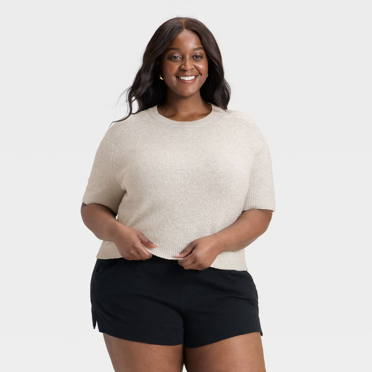 Women's Short Sleeve Crewneck Pullover Sweater - Universal Thread™ | Target