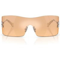 Miu Miu Sunglasses Mub53 S 1 Bc80 Y Silver/Orange Mirrored Women | Balardi (US & Canada)