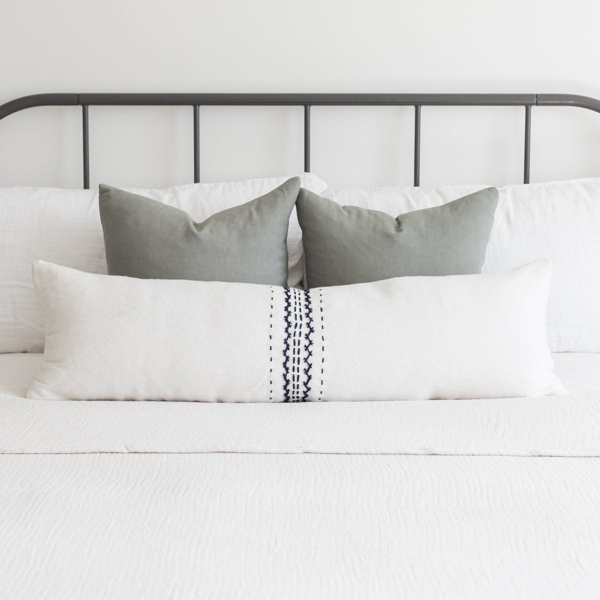 Lei - 12x40" Moroccan Lumbar Pillow Cover | Woven Nook