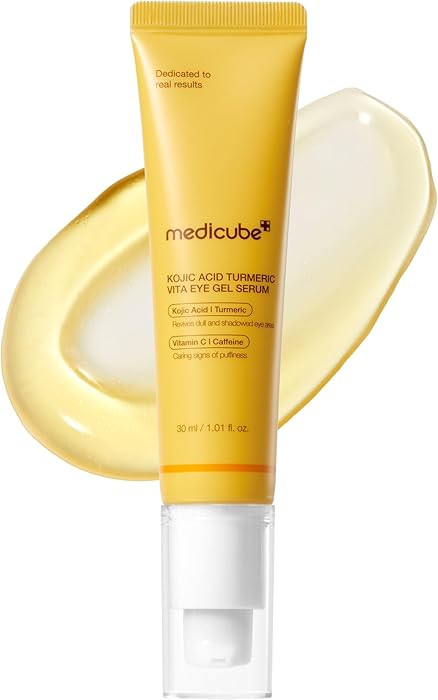 medicube Kojic Acid Brightening Eye Gel Serum with Turmeric & Vitamin C | All-Day Brightening & R... | Amazon (US)