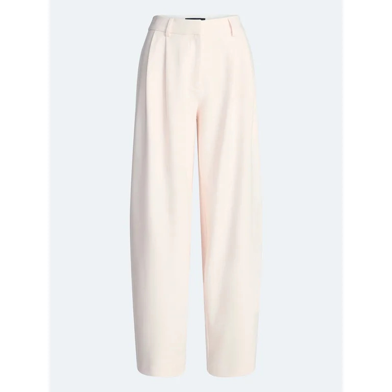 Devil Wears Prada Scoop Collection Women’s and Women's Plus High Rise Pleated Trousers, 30" Ins... | Walmart (US)