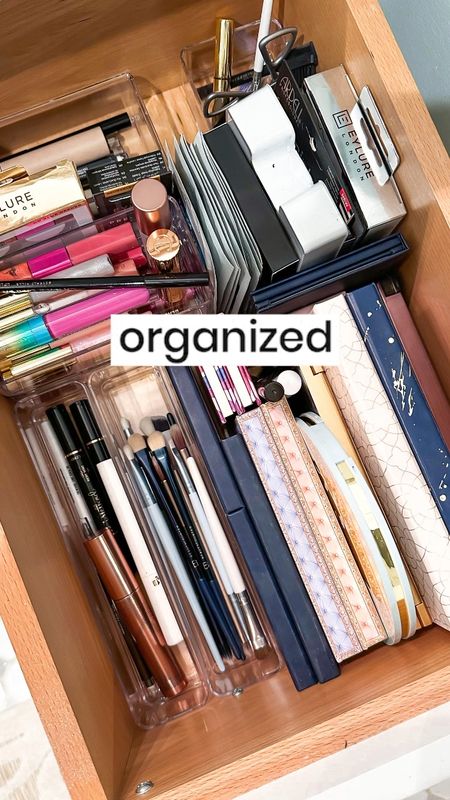 💄Needing to organize your makeup drawer?? These containers come in a ton of different sizes to fit any drawer and any product. I like to group all of my like products together. Makes it easier to find everything I need.

#makeup #makeuporganization #makeupdrawerorganization #bathroomorganization #homeorganization #organization #drawerorganization

#LTKbeauty #LTKhome