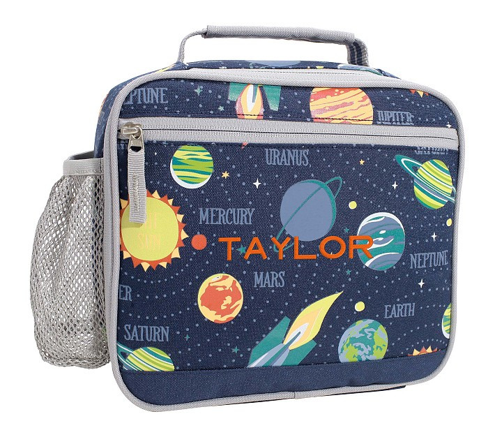 Mackenzie Navy Solar System Glow-in-the-Dark Lunch Boxes | Pottery Barn Kids