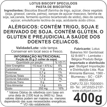 Lotus Biscoff Spread Smooth 400g - Pack of 2 | Amazon (US)