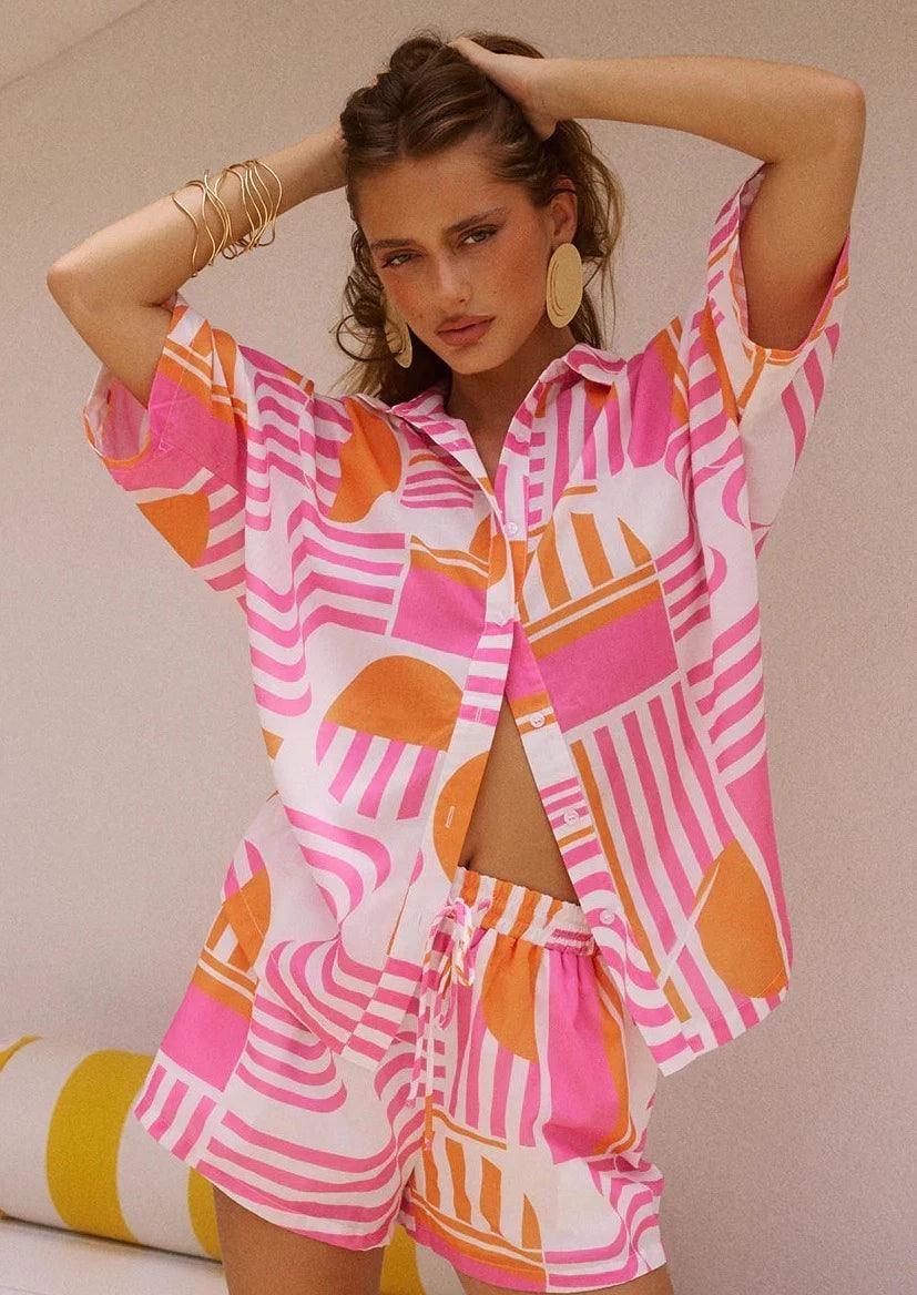 Venus Shirt in Vargo Pink | outdazl