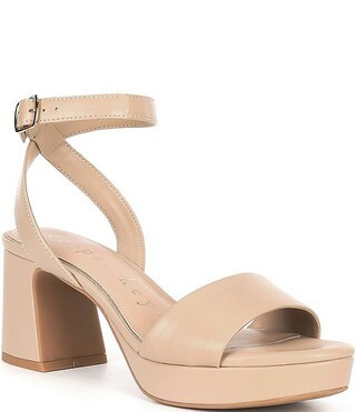 Adore Leather Platform Sandals | Dillard's