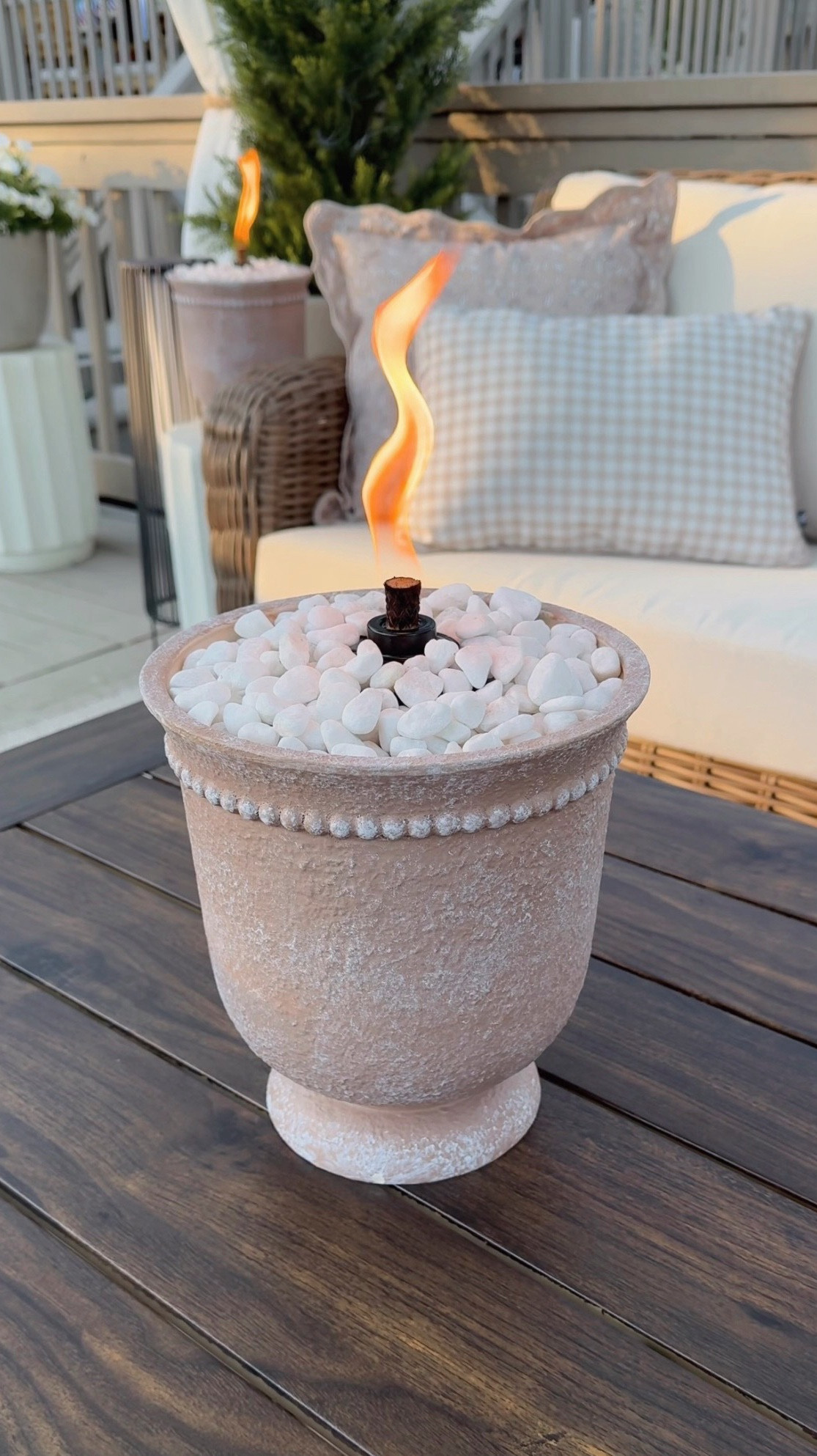 Who says citronella torches have to be ugly? Upgrade your outdoor space AND repel bugs with these gorgeous DIY fire features that take minutes to make.   

#LTKSeasonal #LTKHome