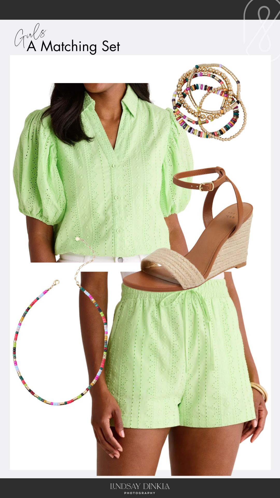 Another great example of "Don't make it complicated". Matching sets are in and this one is perfect for photos. The fabric's texture makes it very photogenic and the vibrant color is beautiful, especially for an urban setting. Top it off with jewelry for an extra flair of color and a great pair of wedges.  #seniorgirlstyle #urbanstyling  

 #LTKFindsUnder100 #LTKStyleTip #LTKShoeCrush