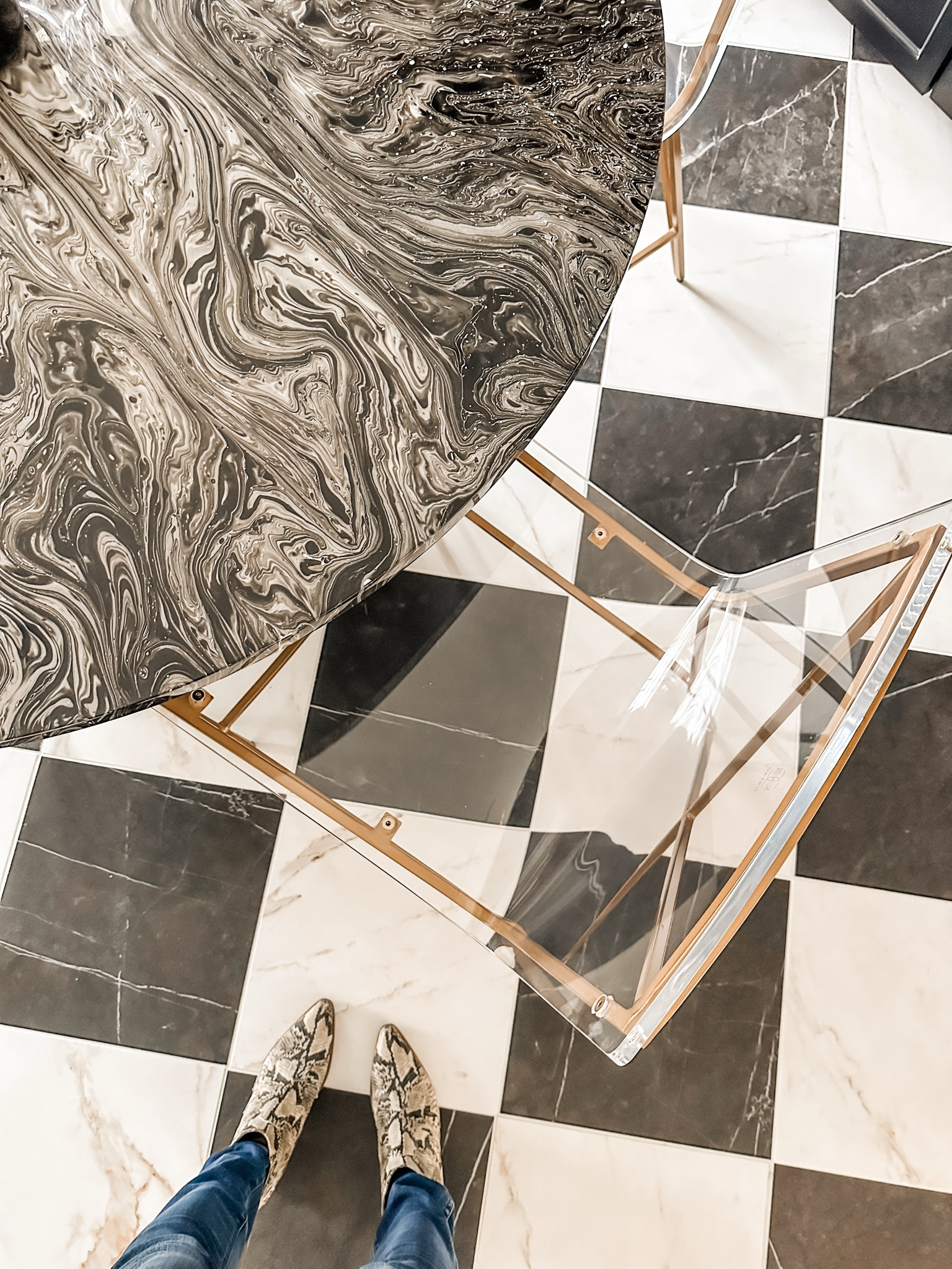 Installed this gorgeous tile for our clients scullery🖤 We cut the squares down to 15x15✨

#LTKHome #LTKStyleTip #LTKFamily