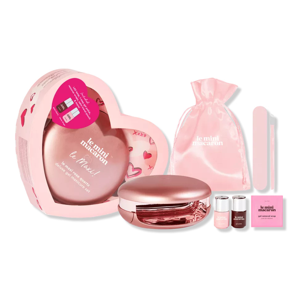Le Mini Macaron's original, heart-shaped gift box will make you fall in love! A deluxe gel manicu... | Ulta
