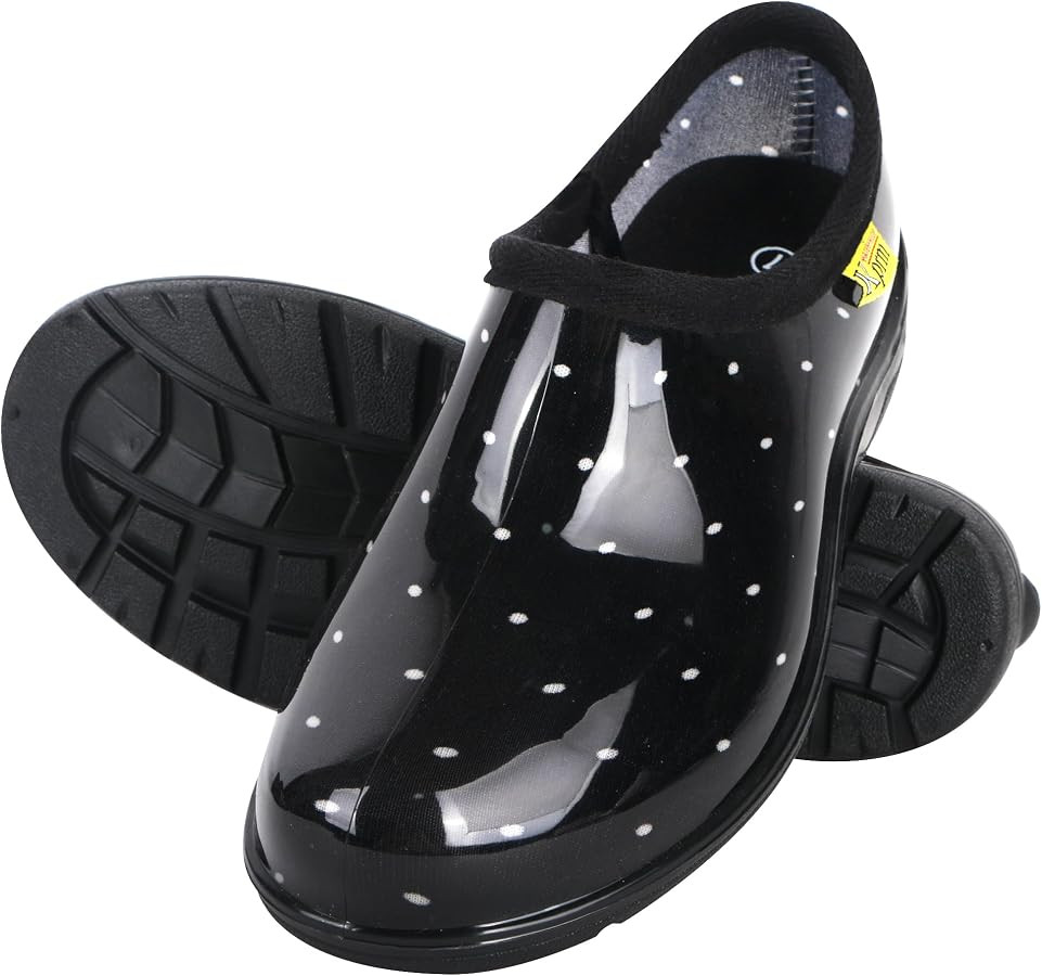 Flat Garden Shoes for Women Waterproof Slip-On Womens Rubber Rain Shoes Gardening Clogs with Comf... | Amazon (US)
