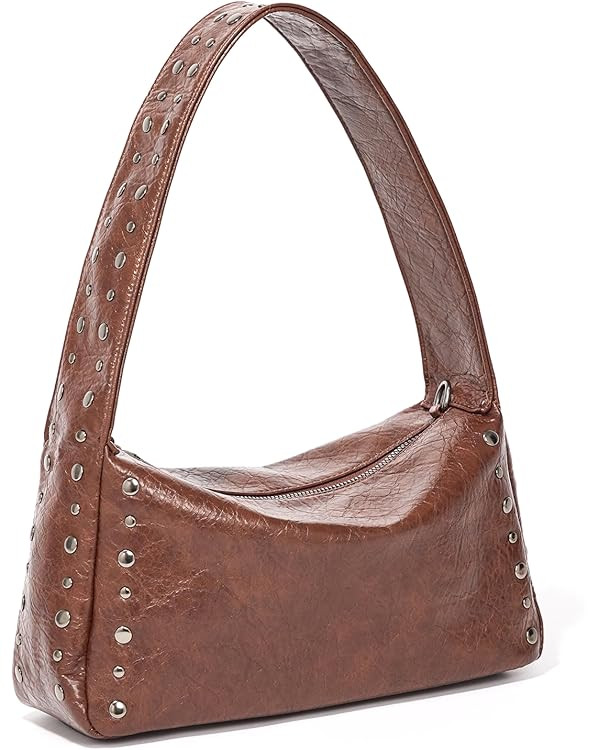 Studded Purses For Women Y2k Shoulder Bag Small Vegan Leather Handbag | Amazon (US)