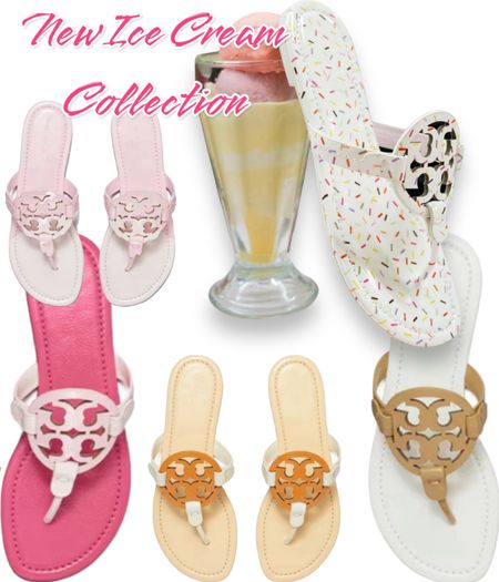 New Icecream collection By Tory Burch! The ombré pink is my
Personal favorite! What is yours? 

#LTKSeasonal #LTKShoeCrush