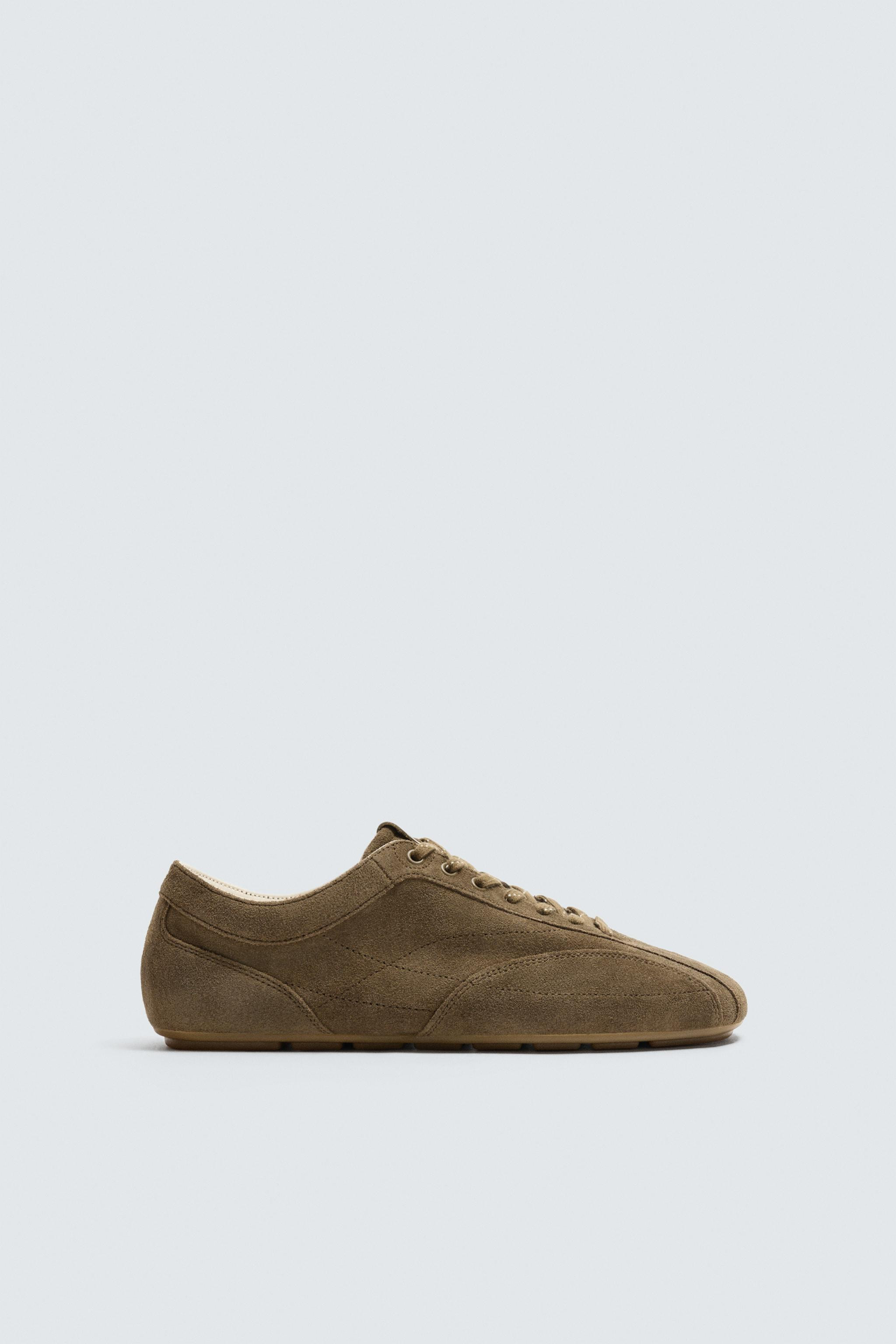 ULTRA-THIN SOLE LEATHER SNEAKERS | Zara US