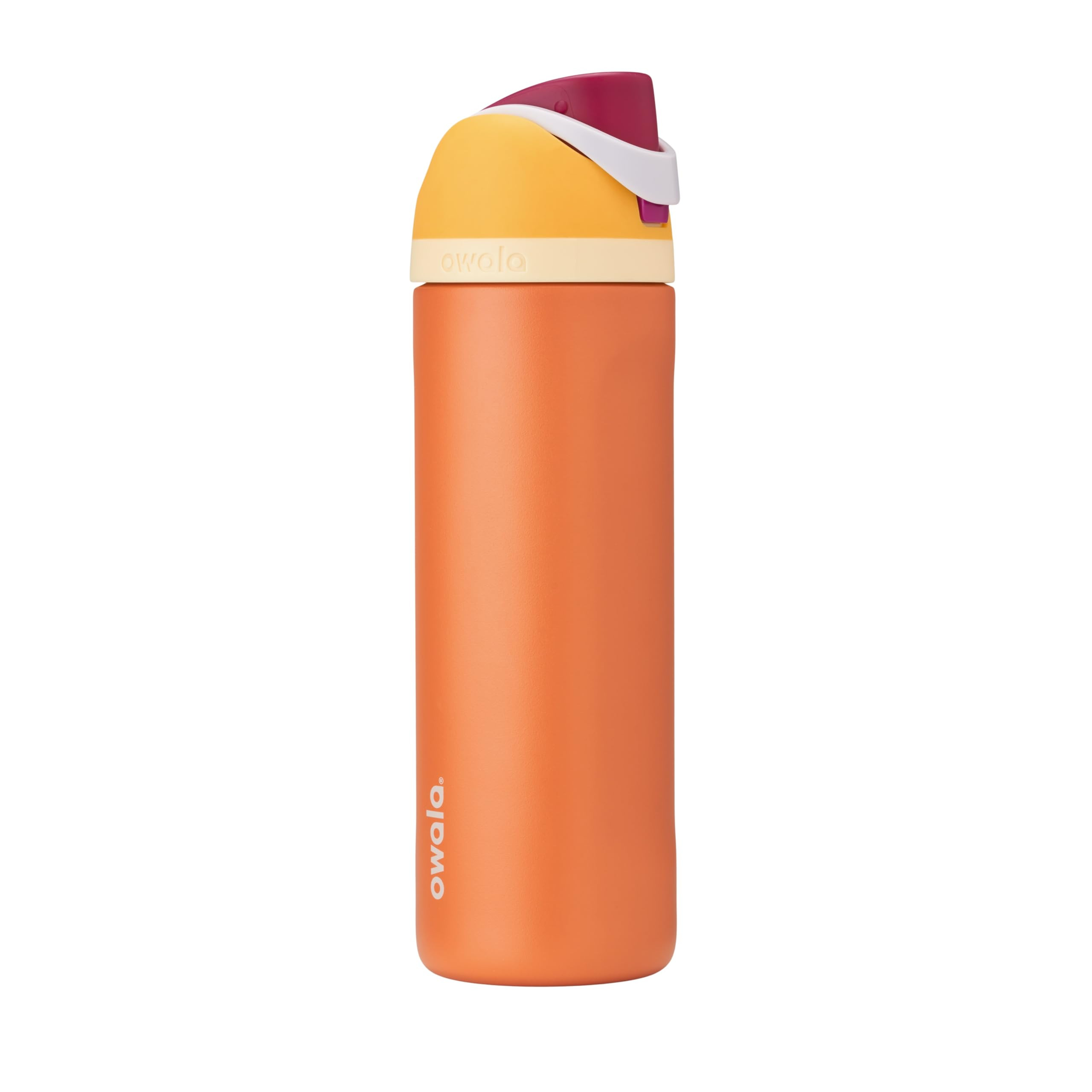 Owala FreeSip Insulated Stainless Steel Water Bottle with Straw for Sports, Travel, and School BPA-Free Sports Water Bottle, 24 oz, Citrus Crush | Amazon (US)