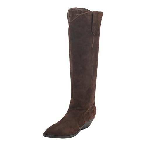 Marc Fisher LTD Women's Ander Boot, Dark Brown Suede 202, 5.5 | Amazon (US)