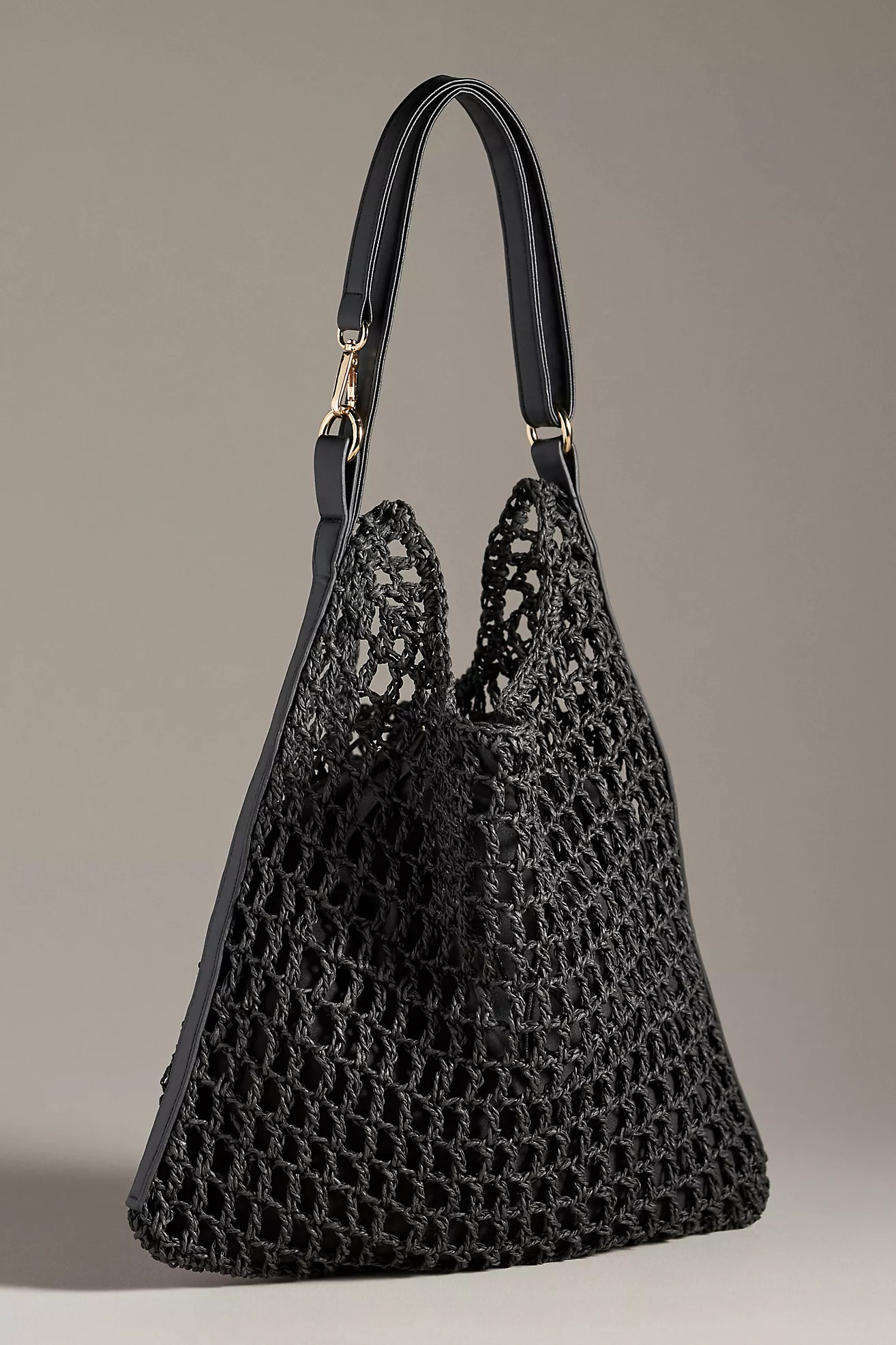 Mesh Raffia Shoulder Bag | Anthropologie (US)