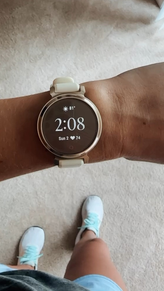 Garmin Lily2 in Cream Gold with coconut silicone band 🤍 🤎 🥥 watch for my neutral lovin - small wrist girlies 🫶🏼
Love for my running and health stats + it’s just plain BEAUTIFUL and so classy looking! 

Perfect fitness watch for runners, nurses, students, athletes🤎

#LTKFitness #LTKActive