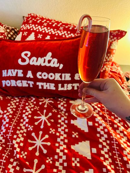 Christmas decor
Christmas bedding
Holiday decor
Home 
Champagne flutes 
Glassware
Throw pillow 

#LTKSeasonal #LTKHoliday #LTKhome