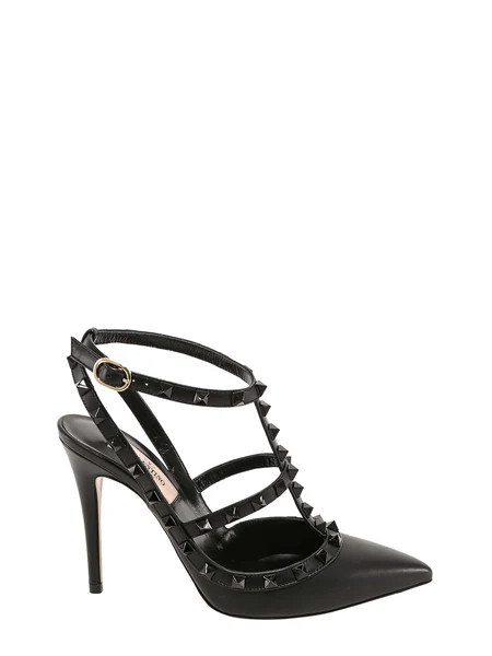 Valentino Garavani Rockstud Ankle Strap Pumps | Cettire Global