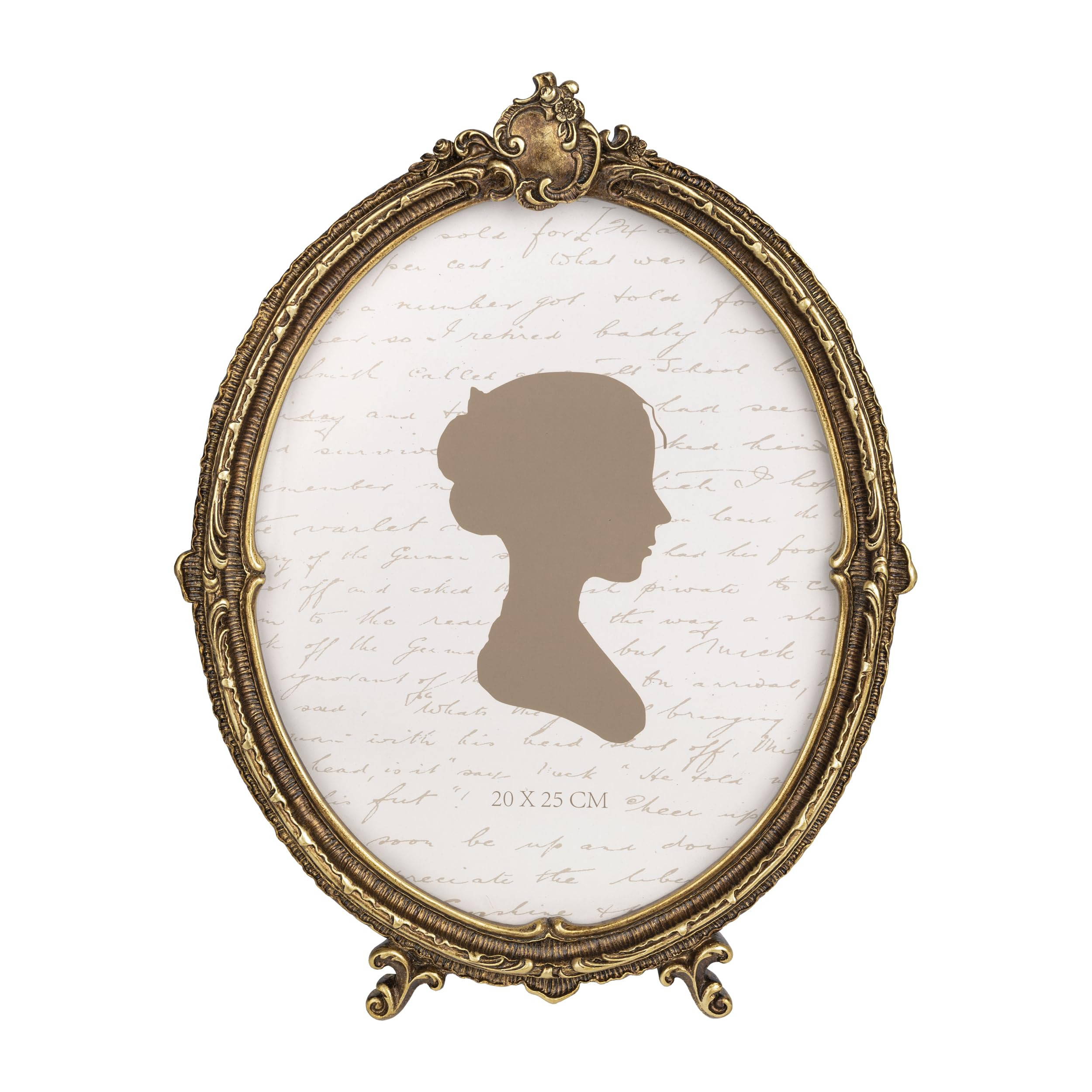 Sunlit Vintage Picture Frame 8x10 Inch, Oval Antique Photo Frames with Glass Front, Luxury Photo ... | Amazon (CA)