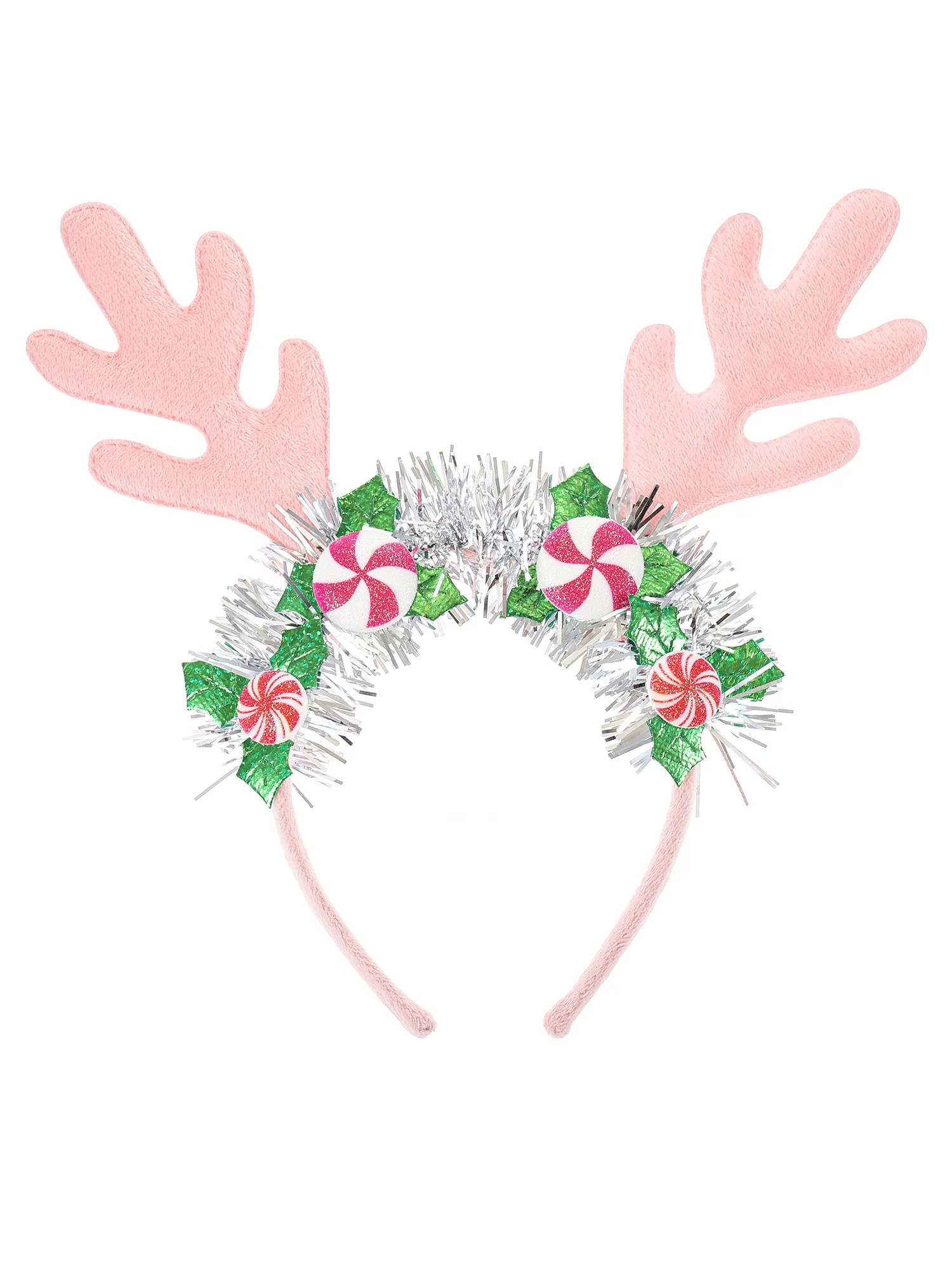 Holiday Time Pink Antler Headband, 1 Piece | Walmart (US)
